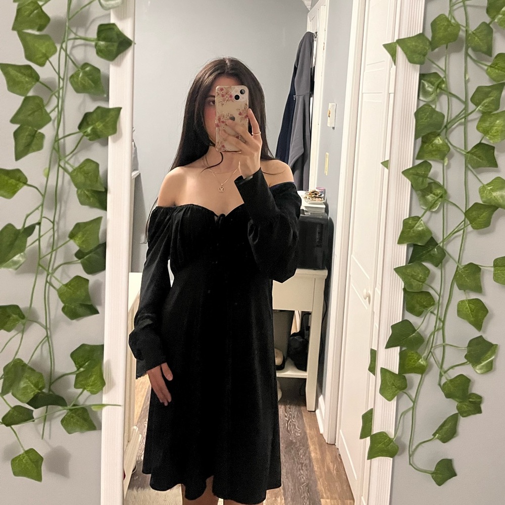 Lily rose black summer dress